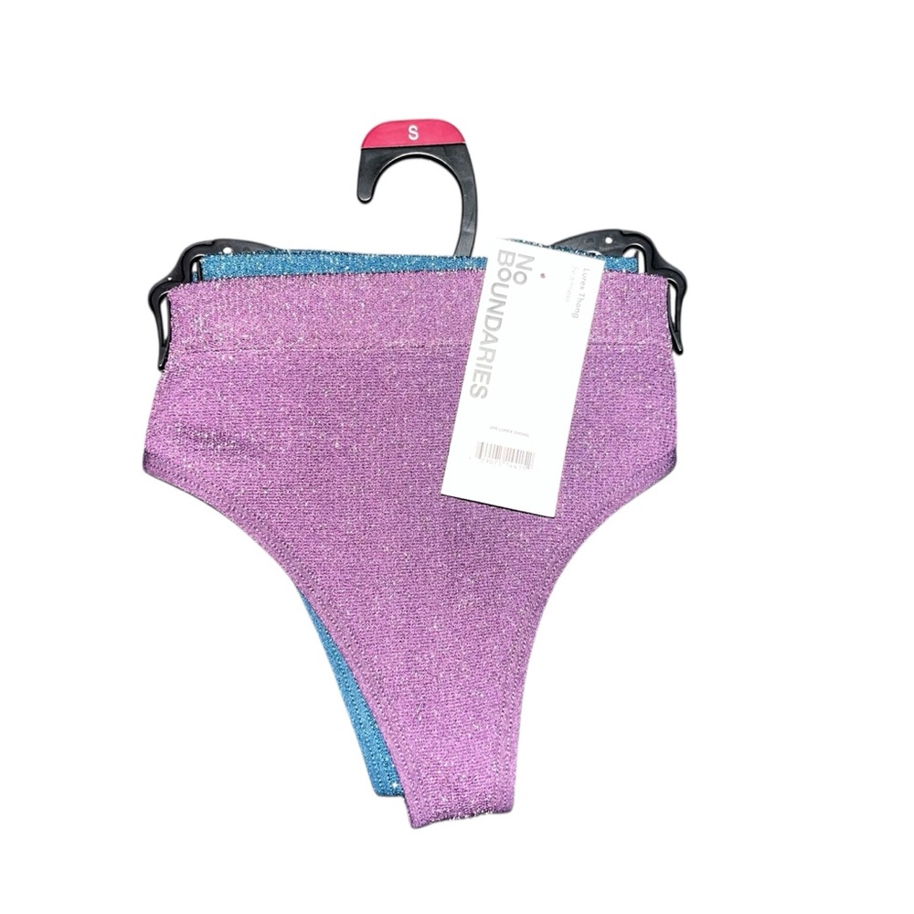 Lurex Thong Panties- 2 Pack